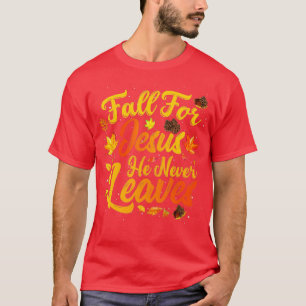 Camiseta Cair Por Jesus Ele Nunca Deixou Uma Queda Engraçad