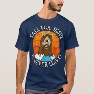 Camiseta Cair Por Jesus Que Nunca Sairá, Autumn Christian,