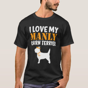 Camiseta Cairn Terrier Canine Encantado Cachorro Cachorro S