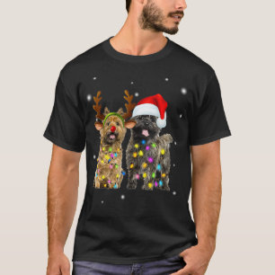 Camiseta Cairn Terrier Christmas Reindeer Dog Lover