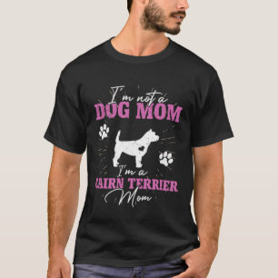 Camiseta Cairn Terrier Dog Mãe para Mulher Paw Dia das Mães