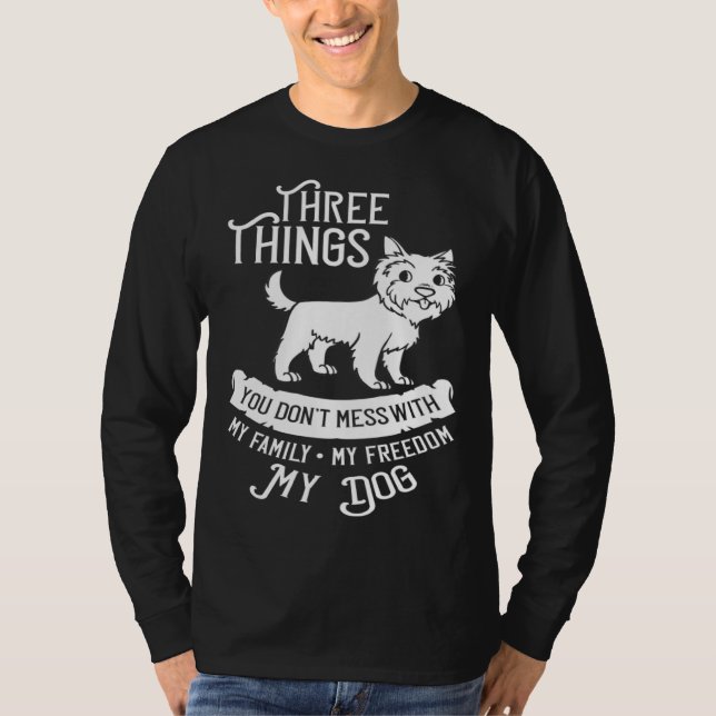 Camiseta Cairn Terrier Dog  Puppies Owner   1 (Frente)