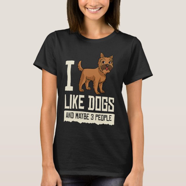 Camiseta Cairn Terrier Dog Puppies Owner Lover (Frente)