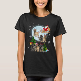 Camiseta Cairn Terrier Reindeer Christmas Cairn Terrier