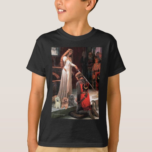 Camiseta Cairn Terriers (Três) - A Condecoração (Frente)