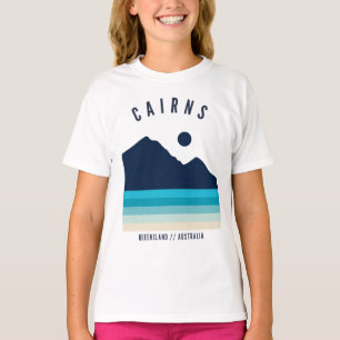 Camiseta Cairns Queensland Austrália Praia Vintage Retrô