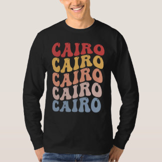 Camiseta Cairo City Groovy Retro