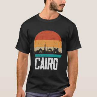 Camiseta Cairo Egito Skyline Cairo