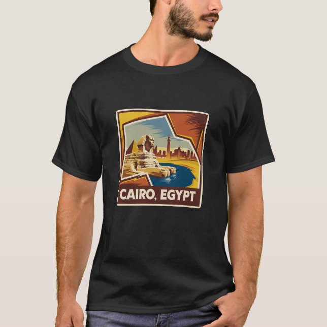 Camiseta Cairo Egypt Lovers Gift Idea (Frente)