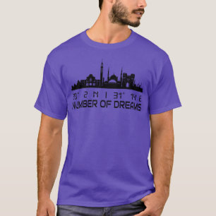 Camiseta Cairo Skyline Gps coordena o Egito 1