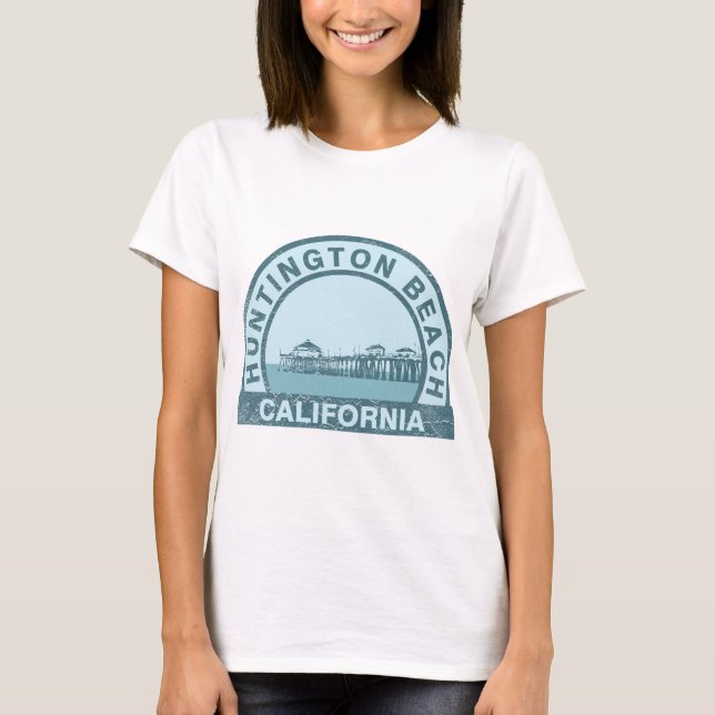 Camiseta Cais de Huntington Beach (Frente)