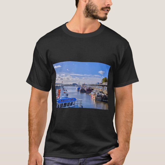 Camiseta Cais de Peixes de North Shields (Frente)