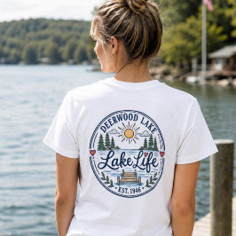 Camiseta Cais de Pinheiros do Lago Deerwood Caprichoso
