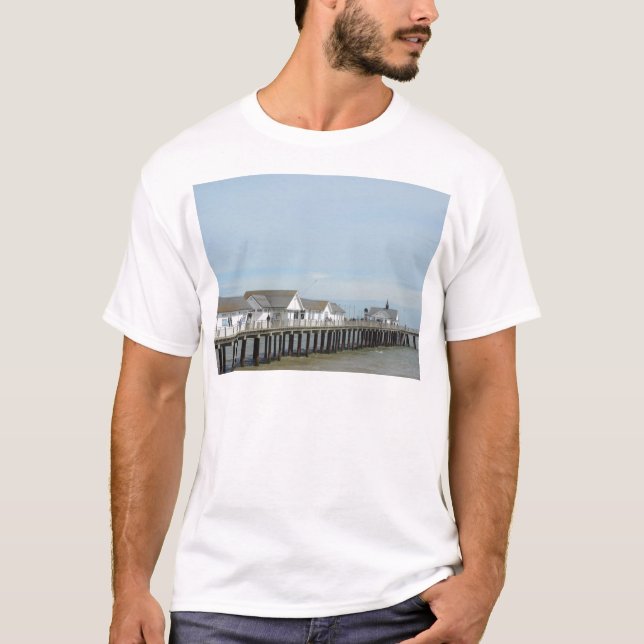 Camiseta Cais de Southwold Suffolk (Frente)