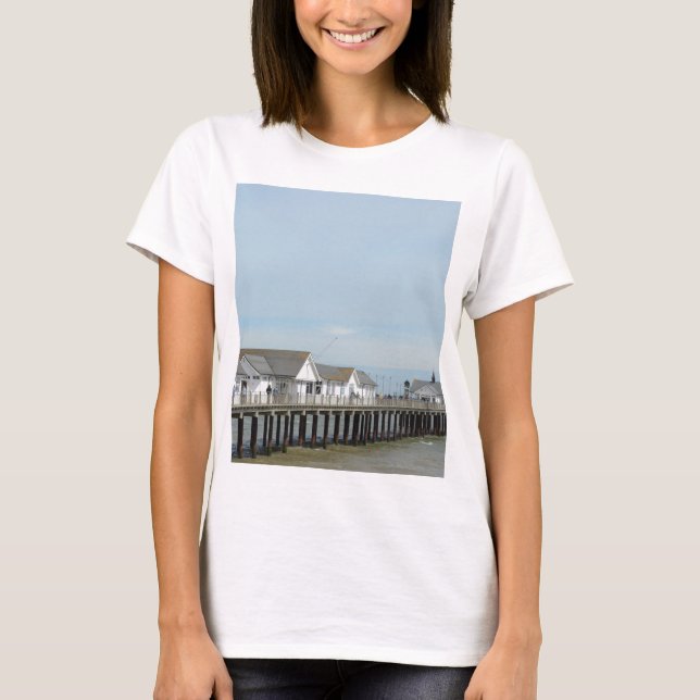 Camiseta Cais de Southwold Suffolk (Frente)