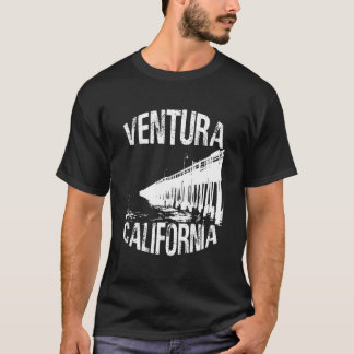 Camiseta Cais & praia sujos do centro de Ventura Califórnia