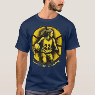 Camiseta Caitlin 22 Mulheres Jogadoras de Basquete