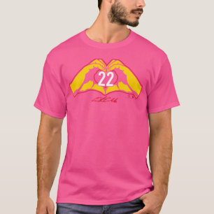 Camiseta Caitlin Clark Heart 22 Indiana Basball
