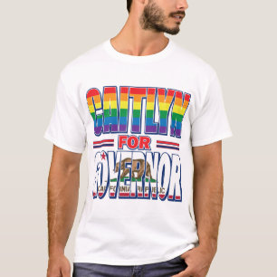 Camiseta Caitlyn-for-GOV-Gay-Pride-Flag