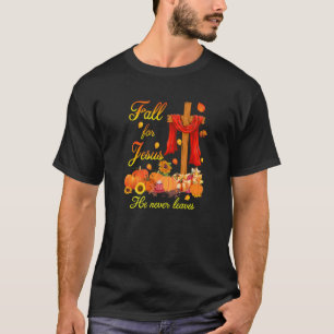 Camiseta Caiu Por Jesus Que Nunca Deixou Faith Cross Christ