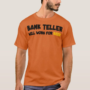 Camiseta caixa bancária trabalhará para cerveja Classic TSh