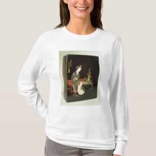Camiseta caixa da escrita do Chinês-estilo
