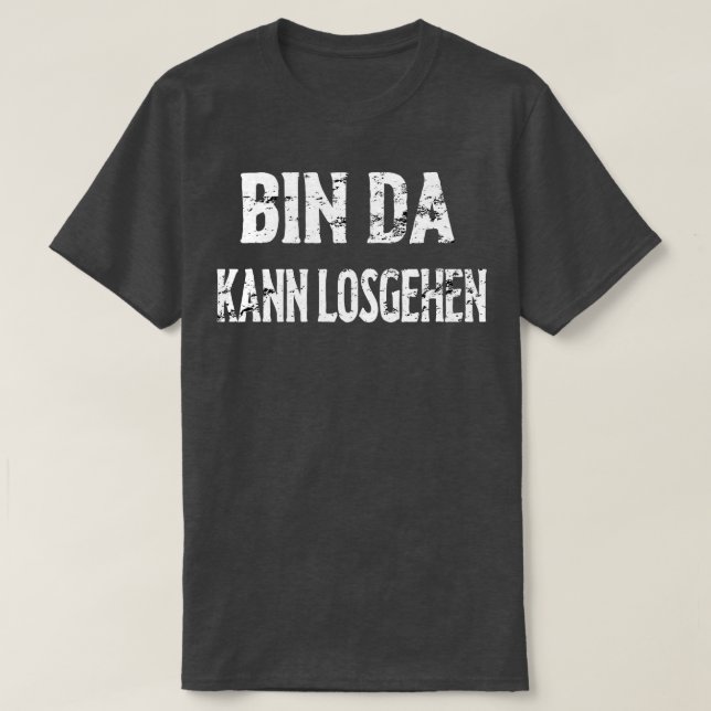 Camiseta Caixa Da Kann Losgehen (Frente do Design)