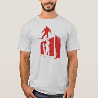 Camiseta caixa da neve