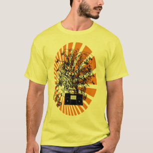Camiseta Caixa de 80s Laranja