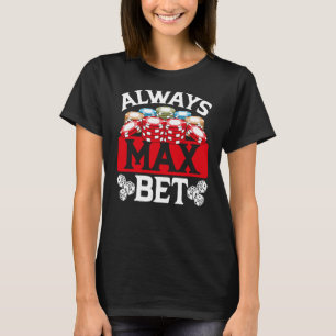 Camiseta Caixa de Alta Opção de Impressão sempre Máx.