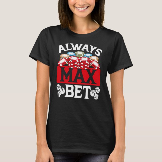 Camiseta Caixa de Alta Opção de Impressão sempre Máx. (Frente)