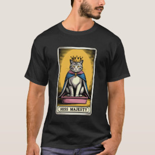 Camiseta Caixa de Areia para Gatos Mística Carta Tarot de S