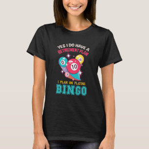 Camiseta Caixa de Bingo Bingo Balls do Plano de Reforma do 