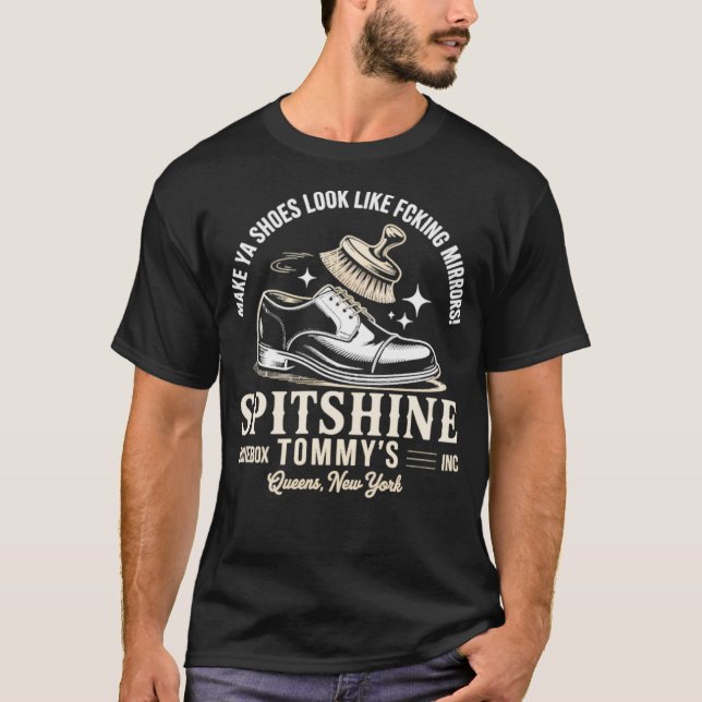 Camiseta Caixa de Brilho do Tommy Spitshine (Frente)