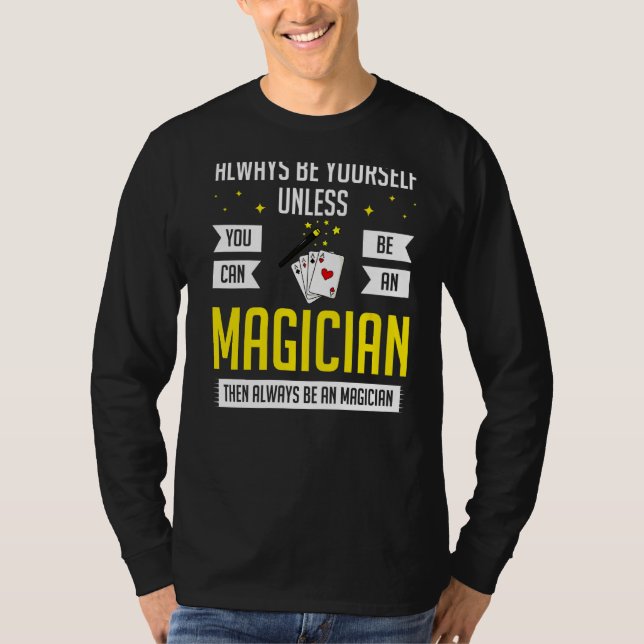 Camiseta Caixa de Cartões Mágicos de Truque (Frente)