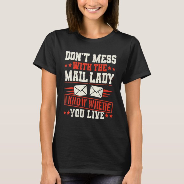 Camiseta Caixa de Correio do Office Posto de Serviço de Ent (Frente)