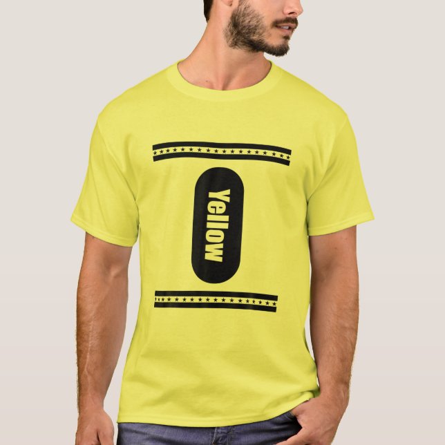 Camiseta Caixa de Crayon Amarelo Grupo de Amigos de Figurin (Frente)