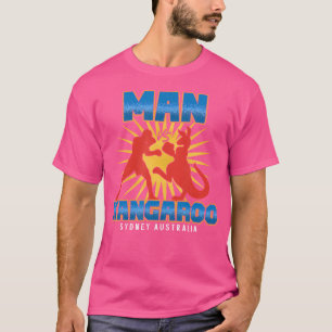 Camiseta Caixa de diálogo Engraçado Vs Kangaroo Sydney Aust