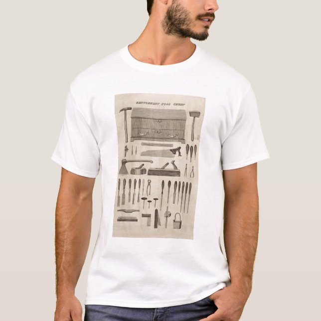 Camiseta Caixa de ferramenta de um cavalheiro, do catálogo (Frente)