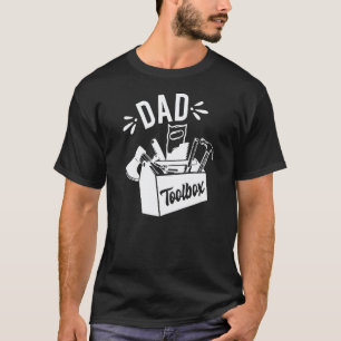 Camiseta Caixa de Ferramentas da Garagem Pai Mecânico Pai P