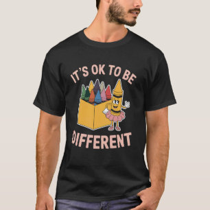 Camiseta Caixa de giz colorido engraçada professor aluno ar