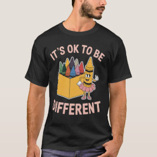 Camiseta Caixa de Giz de Cera Diferente Professor Aluno Art