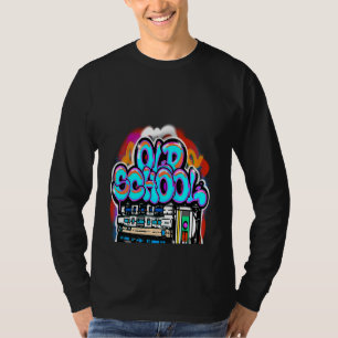 Camiseta Caixa de Grafite da antiga escola Cassete Hip Hop