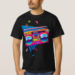 Camiseta Caixa de inicialização do anos 80