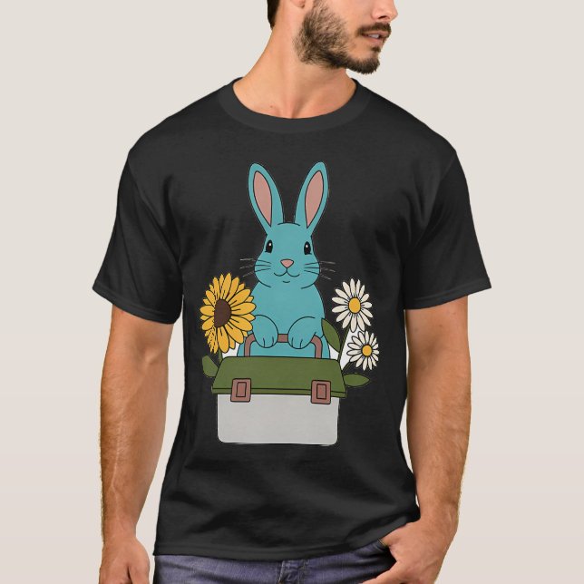 Camiseta Caixa de Iscas para Pesca do Coelho Presente (Frente)