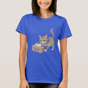 Camiseta Caixa de Lenços Perfeita Gato