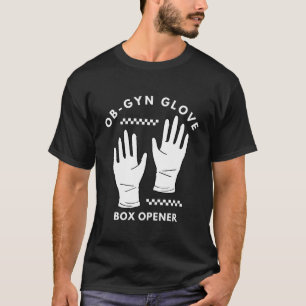 Camiseta Caixa de luvas de ginecologista
