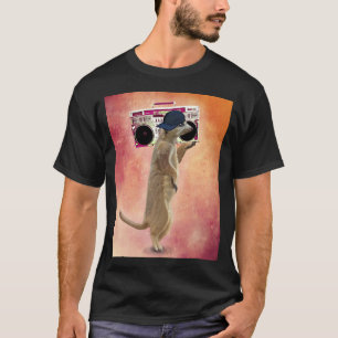 Camiseta Caixa de Meerkat e Boom