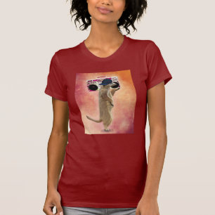 Camiseta Caixa de Meerkat e Boom