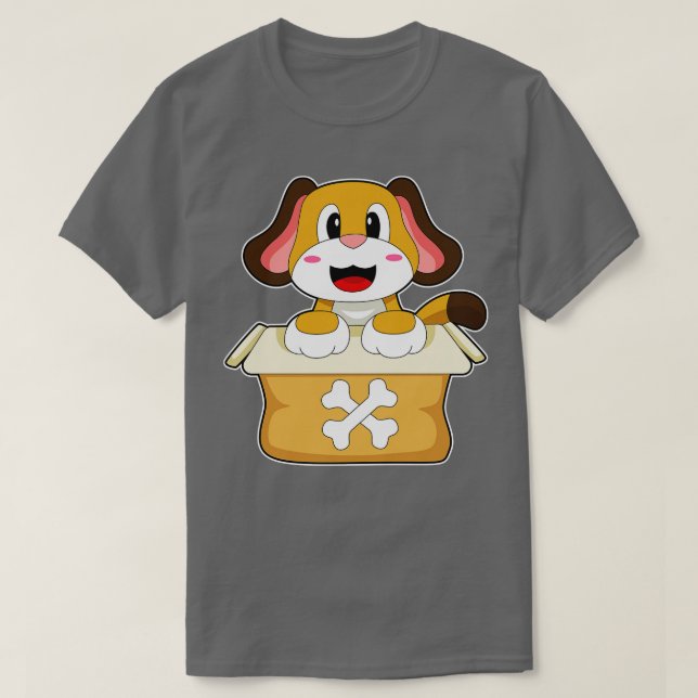 Camiseta Caixa de Osso do Cachorro (Frente do Design)